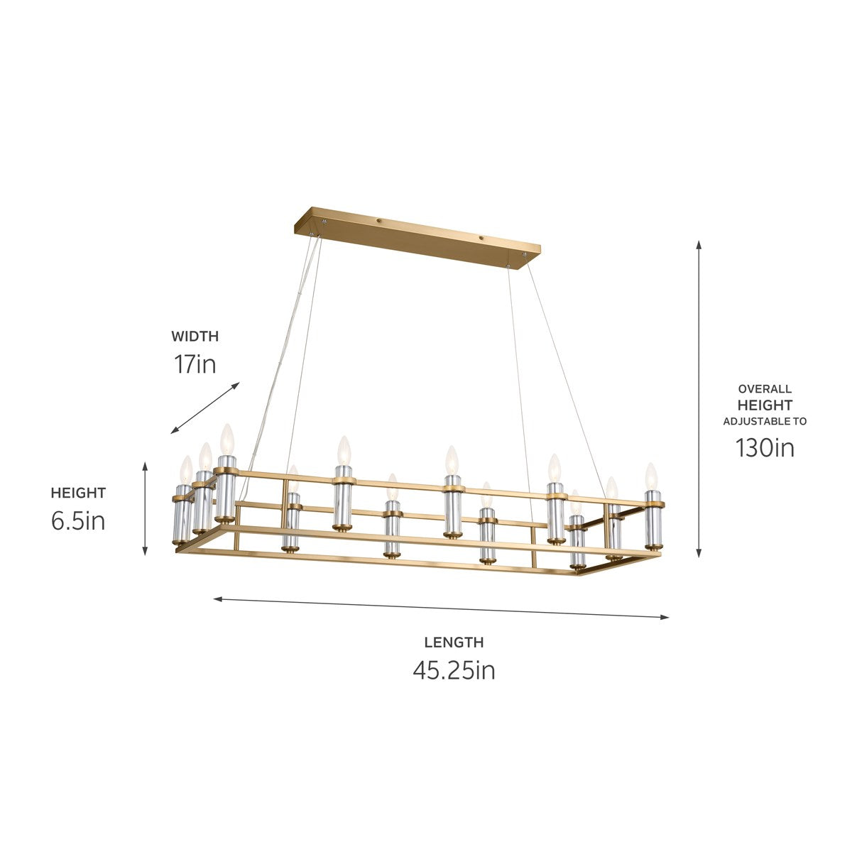 Rosalind 12-Light Linear Suspension