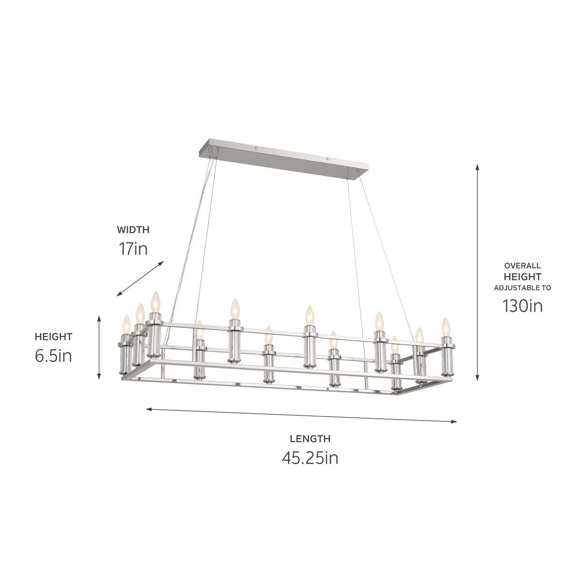 Rosalind 12-Light Linear Suspension