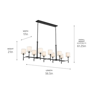 Ali 10-Light Linear Suspension