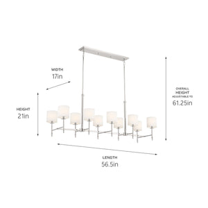 Ali 10-Light Linear Suspension