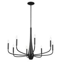 Deela 36" 8-Light Chandelier