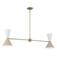 Phix 48" 4-Light Linear Chandelier