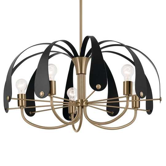 Petal 31" 5-Light Chandelier