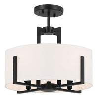 Malen 15.5" 4-Light Semi Flush Mount / Pendant (Convertible)