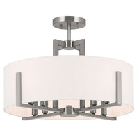 Malen 20" 8-Light Semi Flush Mount / Pendant (Convertible)