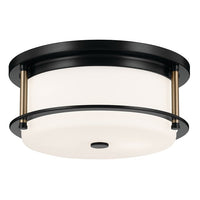 Brit 12" 2-Light Flush Mount