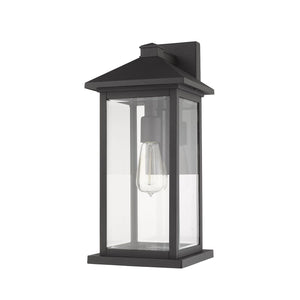 Portland Outdoor Wall Light Black