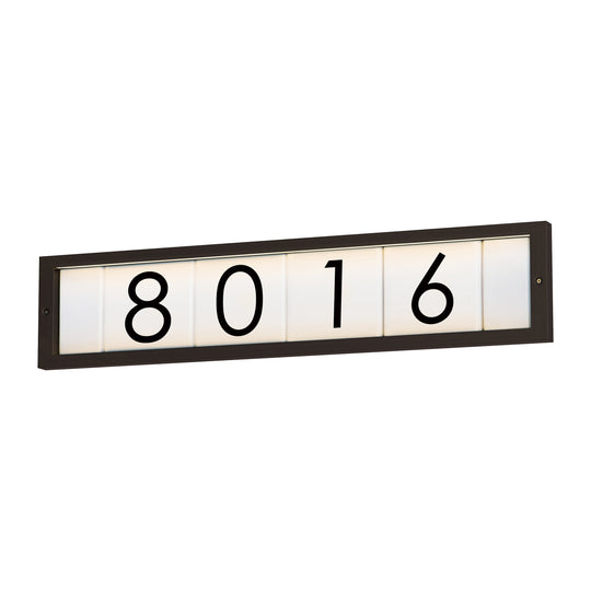 Clean 25" LED Address Frame