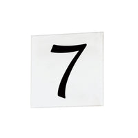 4" Square Tile Number 7 (Serif)