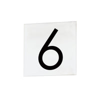 4" Square Tile Number 6/9 (Sans Serif)