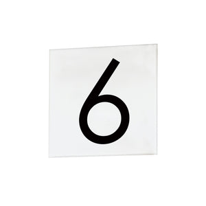4" Square Tile Number 6/9 (Sans Serif)