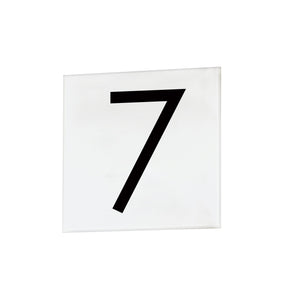 4" Square Tile Number 7 (Sans Serif)