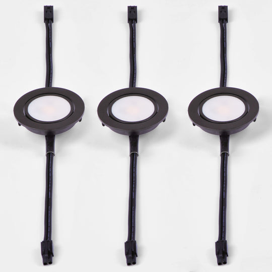 CounterMax MX-LD-AC 3000K LED Puck Light (3 Pack)