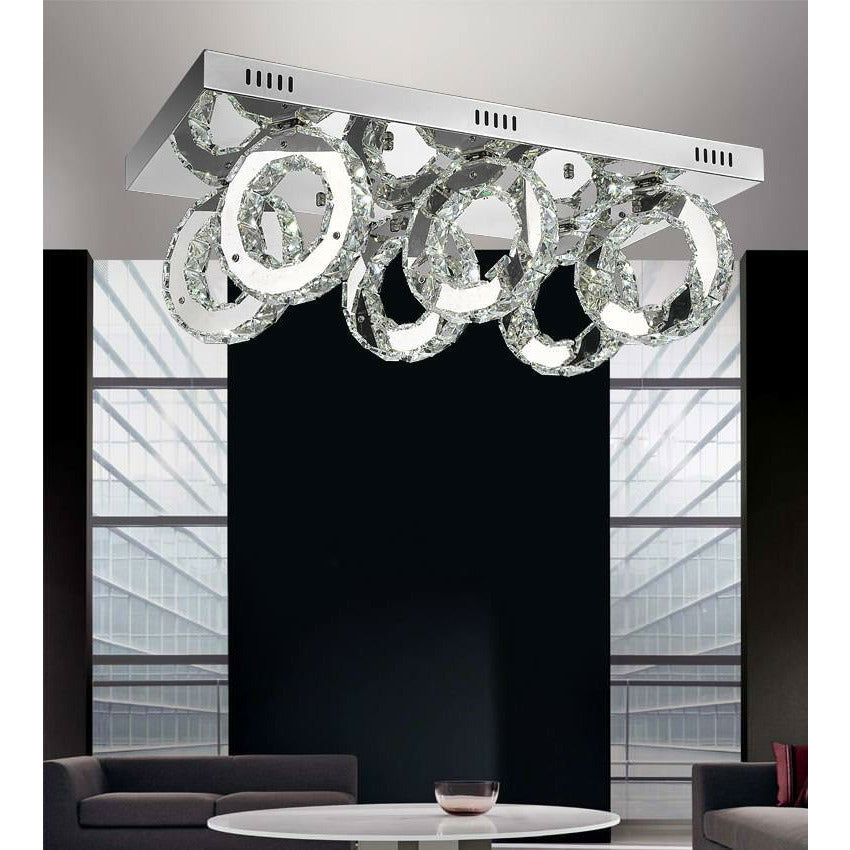 Ring Flush Mount Chrome