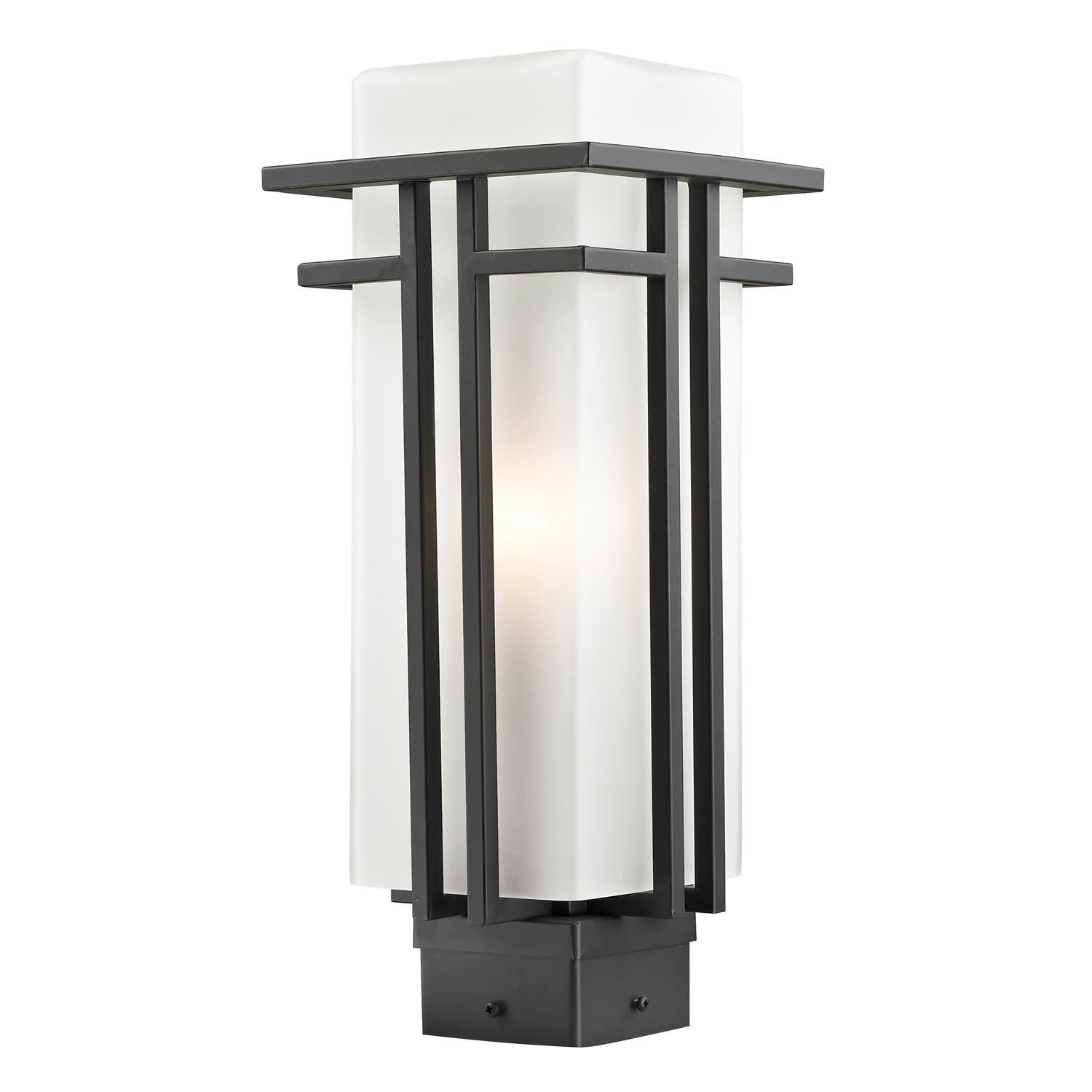 Abbey Post Light Outdoor Rubbed Bronze