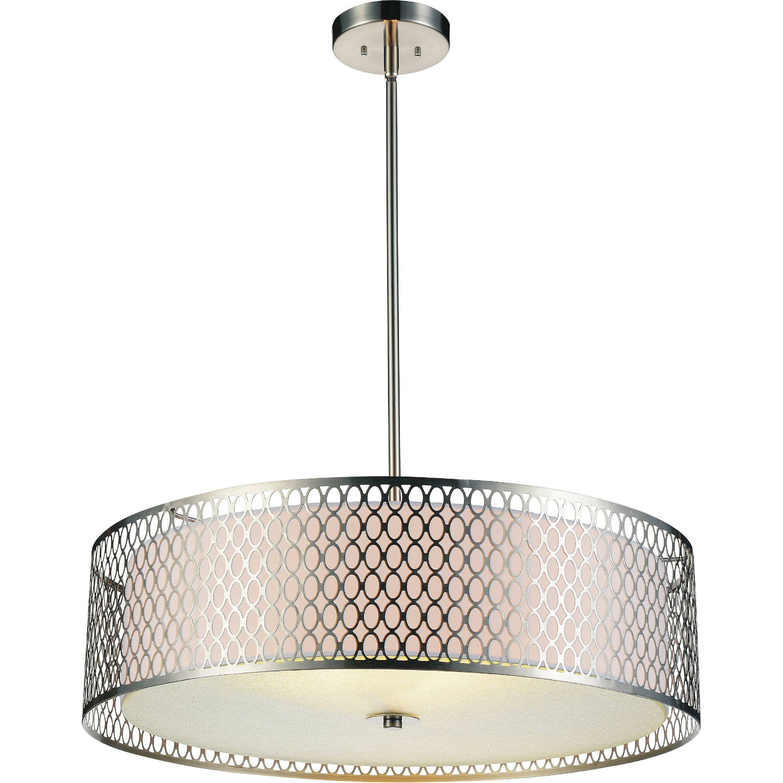 Mikayla Chandelier Satin Nickel