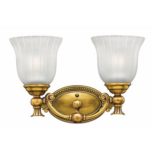 Francoise Vanity Light Burnished Brass
