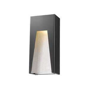 Millenial Outdoor Wall Light Black Silver | SDY