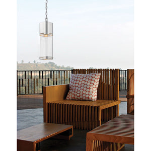 Lestat Outdoor Pendant Brushed Aluminum