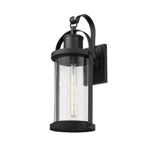 Roundhouse Outdoor Wall Light Black