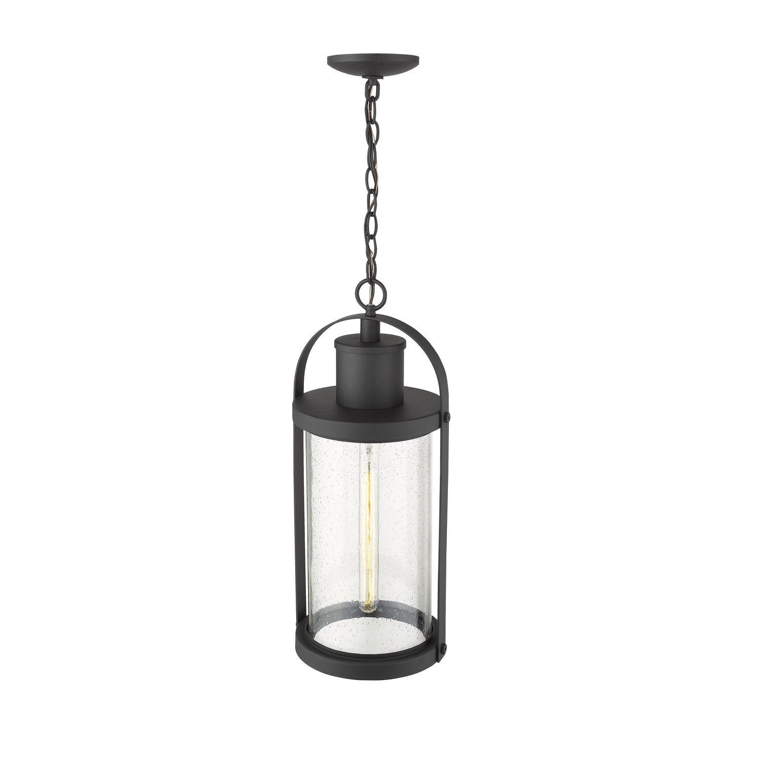 Roundhouse Outdoor Pendant Black