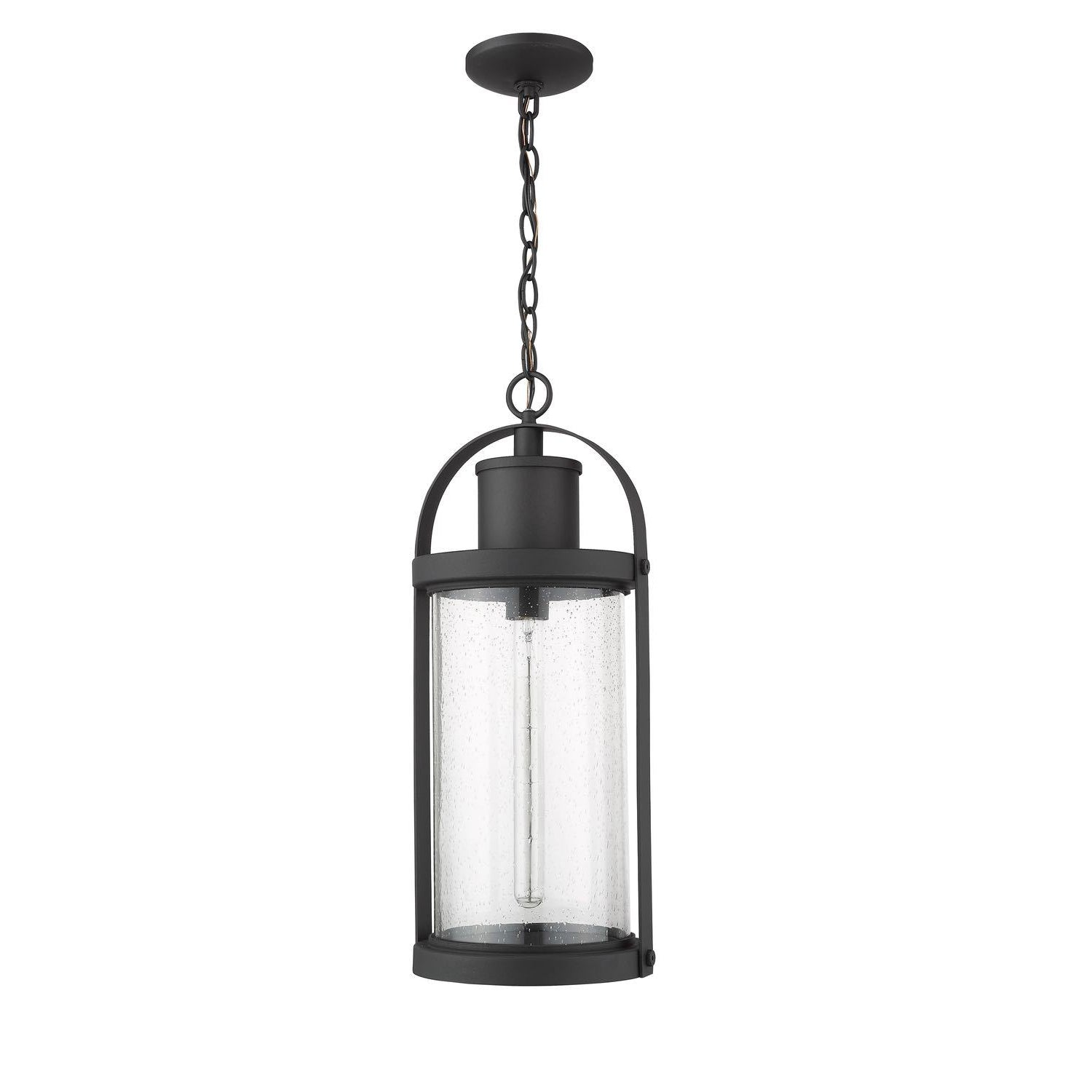 Roundhouse Outdoor Pendant Black