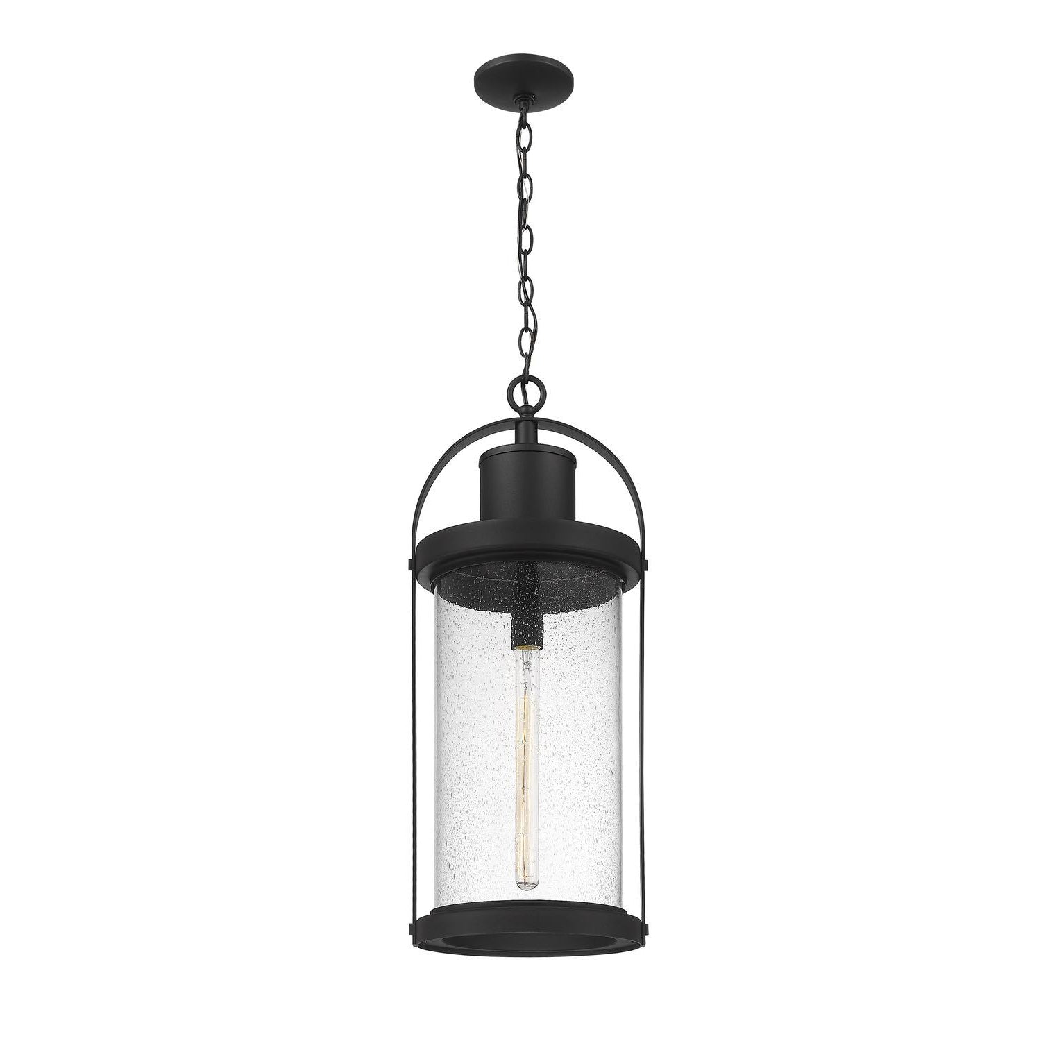 Roundhouse Outdoor Pendant Black