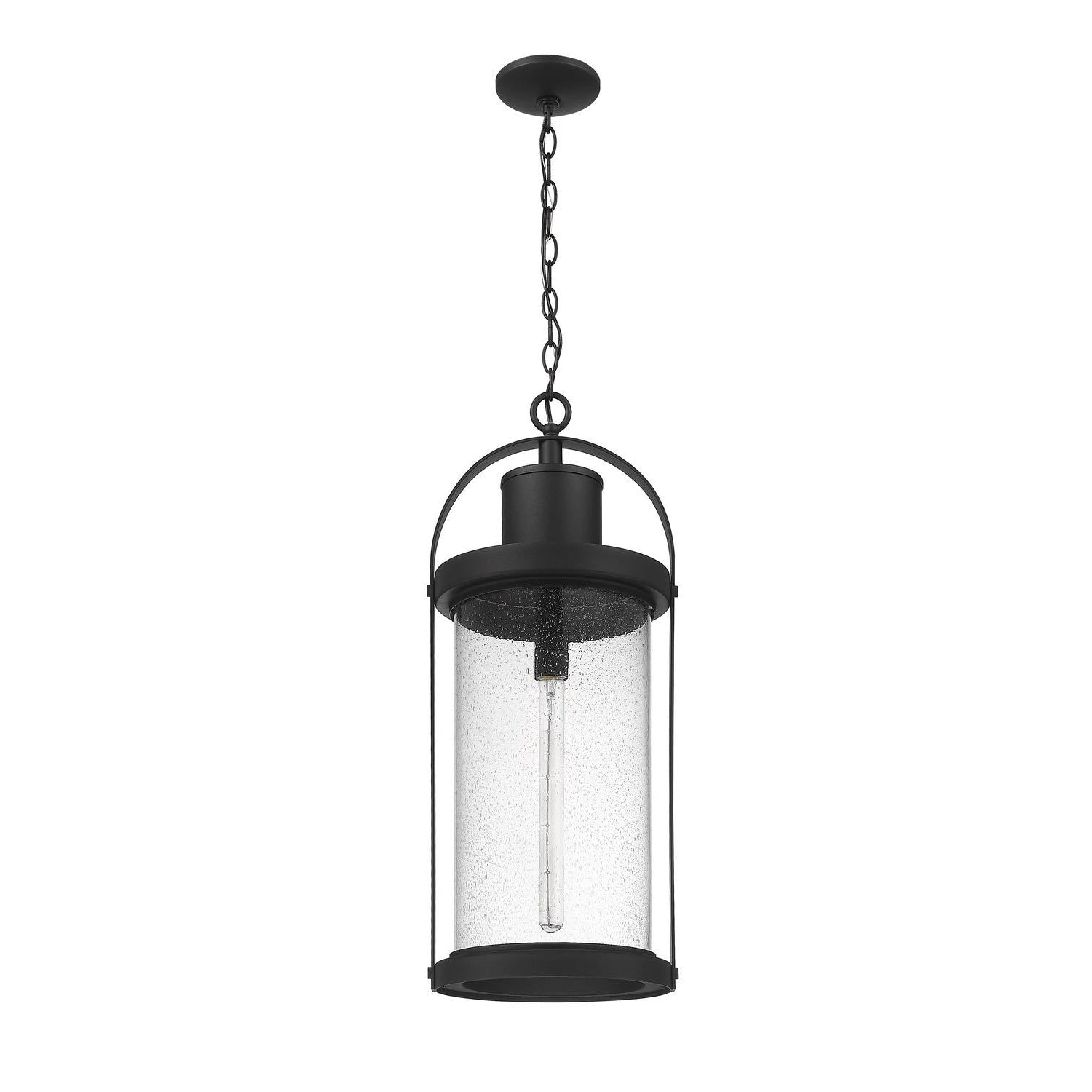 Roundhouse Outdoor Pendant Black