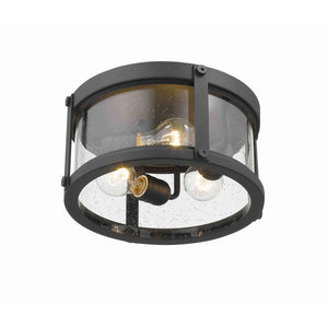 Roundhouse Outdoor Ceiling Light Black