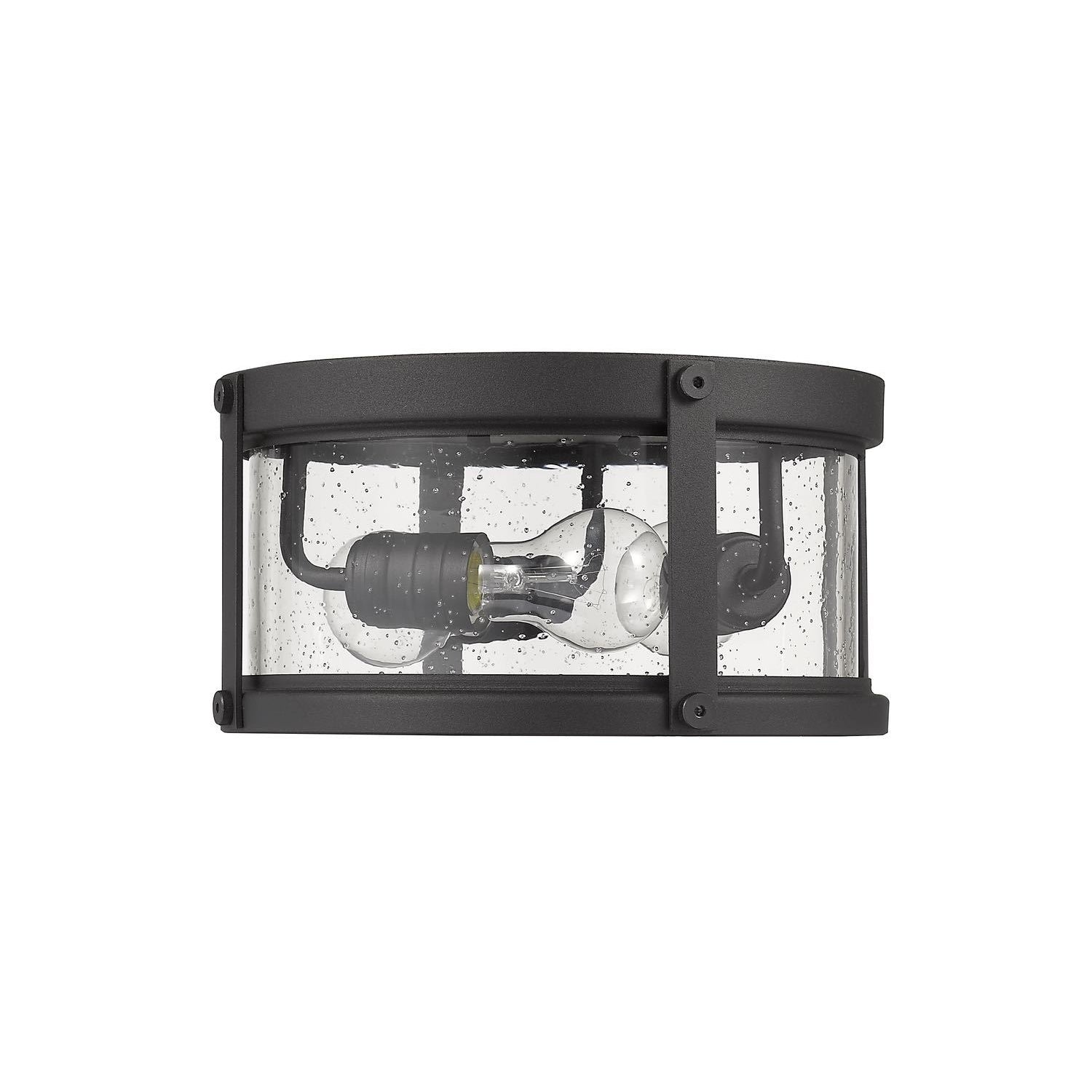 Roundhouse Outdoor Ceiling Light Black