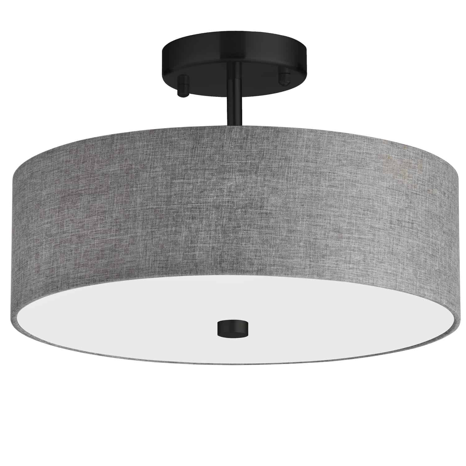 Everly 3 Light 14.25 Inch Semi-Flush Mount