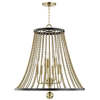 Spool 9 Light Chandelier