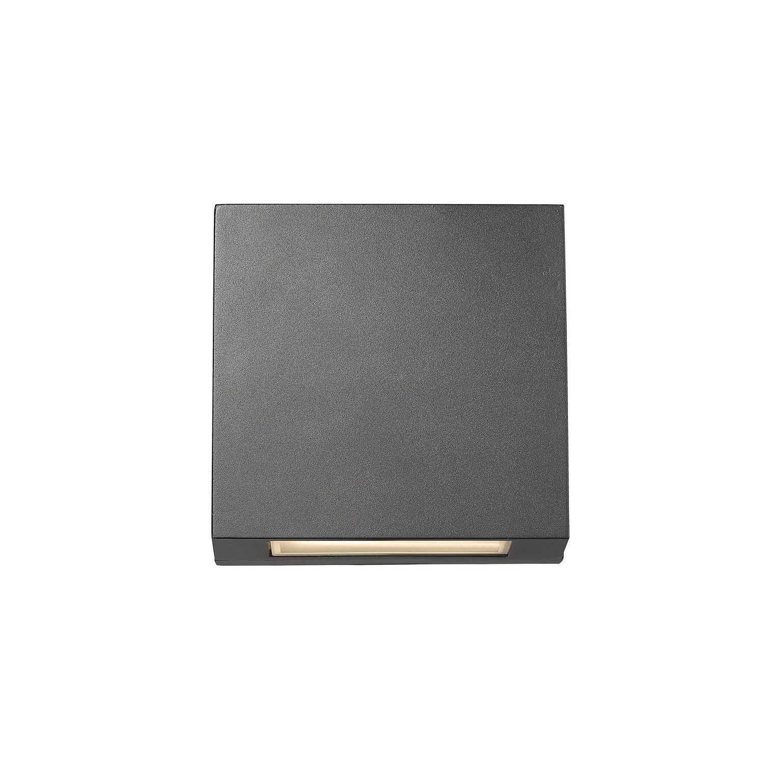 Quadrate Outdoor Wall Light Black