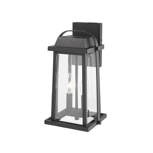 Millworks Outdoor Wall Light Black