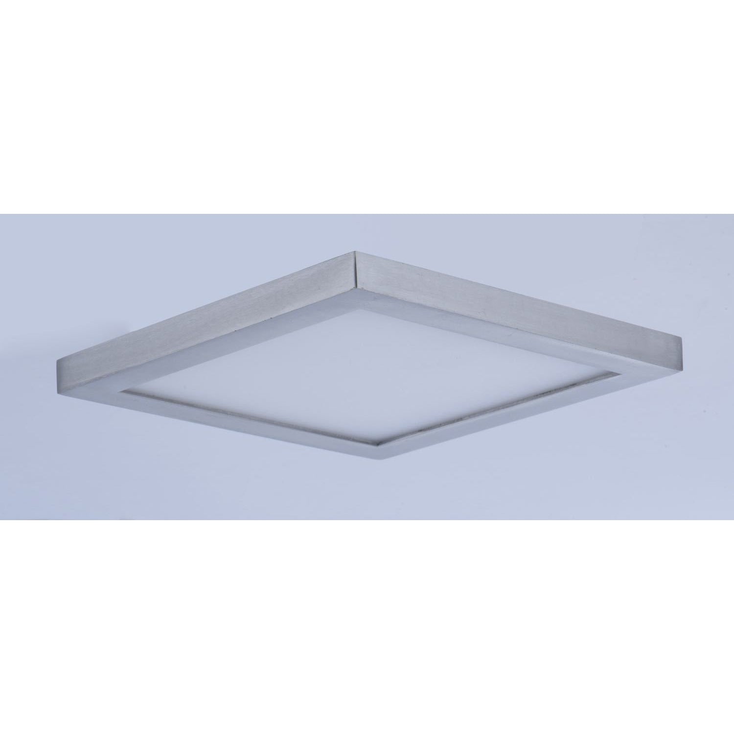 Wafer Flush Mount Satin Nickel