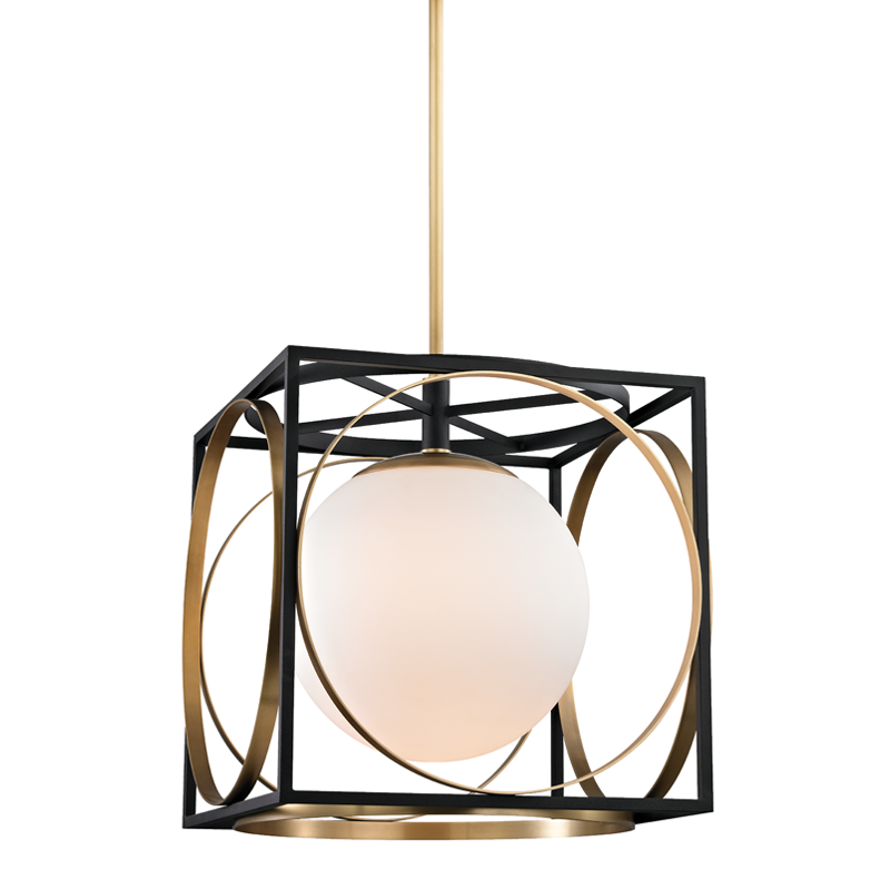 Wadsworth Pendant Aged Brass