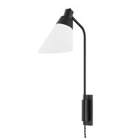 Hooke 1 Light Wall Sconce With Plug