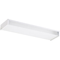 Drop Lens Fluorescent Flush Mount