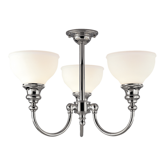 Sutton 3 Light Semi Flush