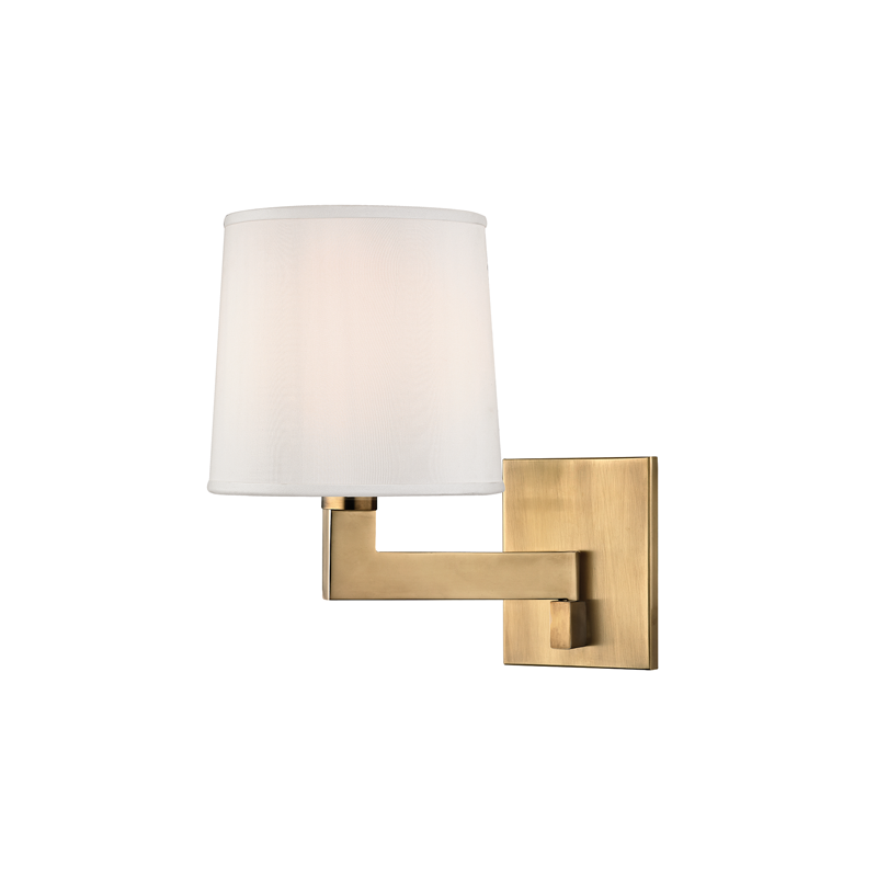 Fairport Sconce Aged Brass