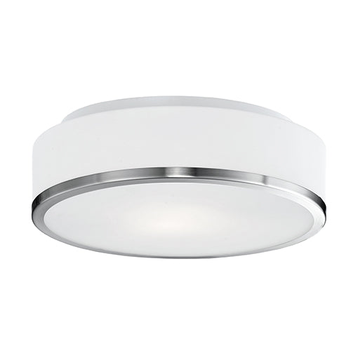 Charlie Flush Mount Brushed Nickel