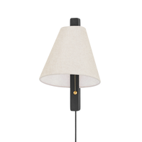 Ellen 1-Light Plug-In Sconce
