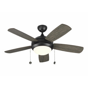 Discus Classic II Ceiling Fan Aged Pewter / Matte Opal