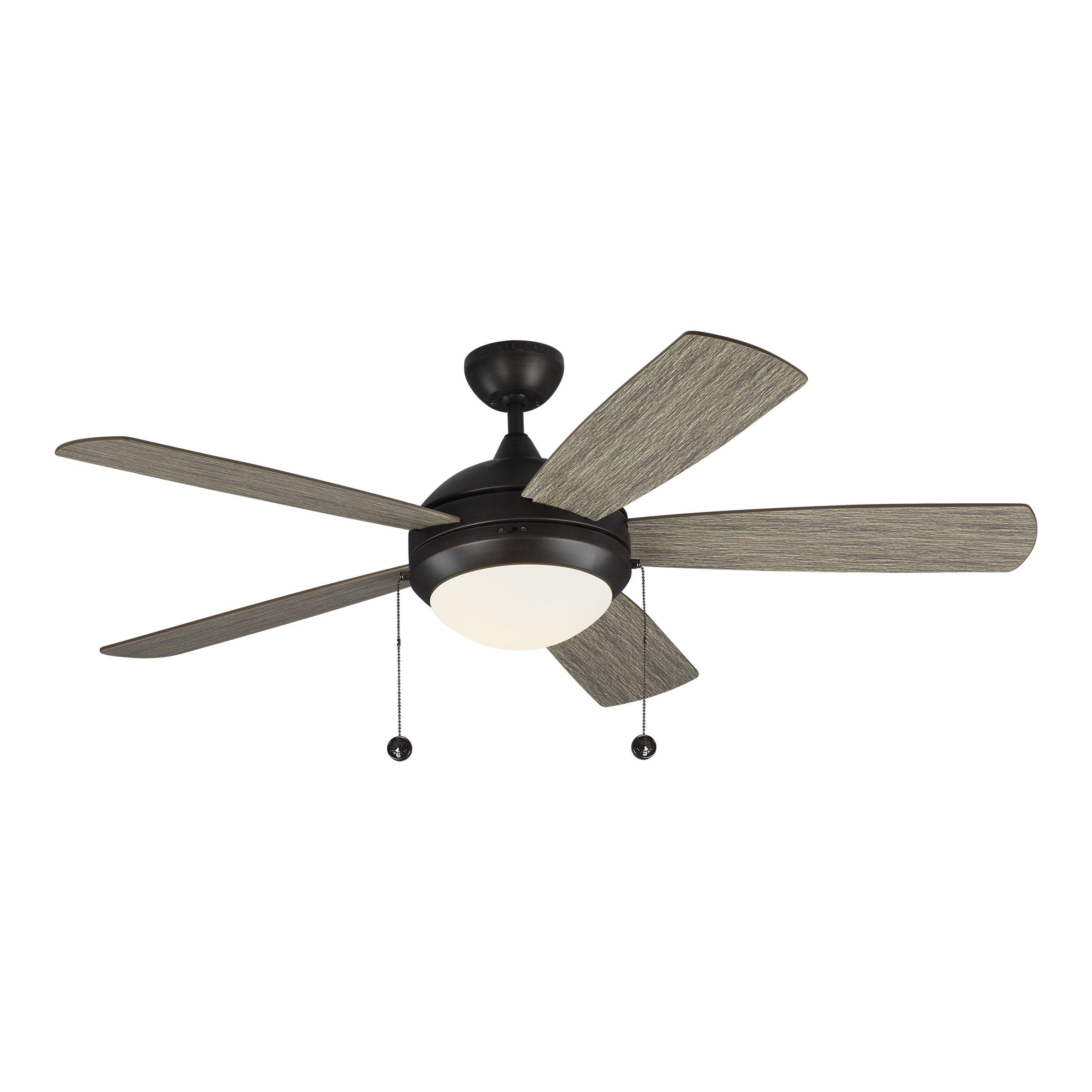 Discus Classic Ceiling Fan Aged Pewter / Matte Opal