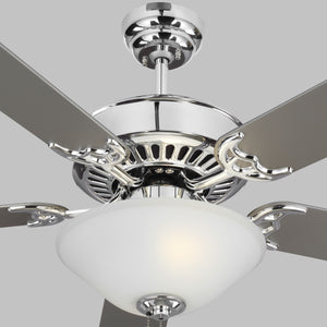 Haven 52 LED 2 Ceiling Fan Chrome