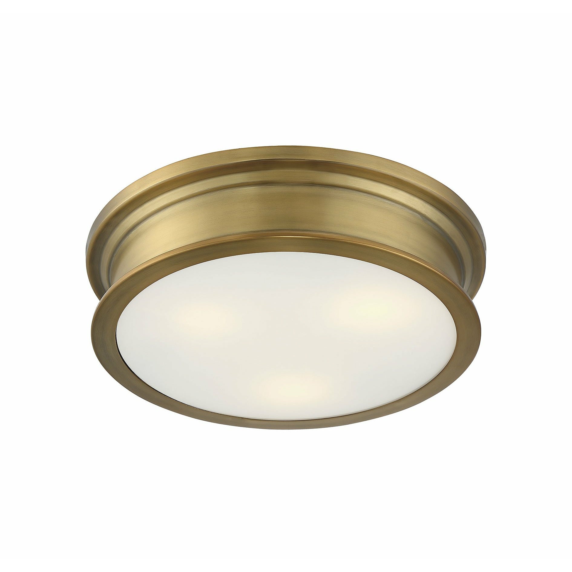 Watkins Flush Mount Warm Brass