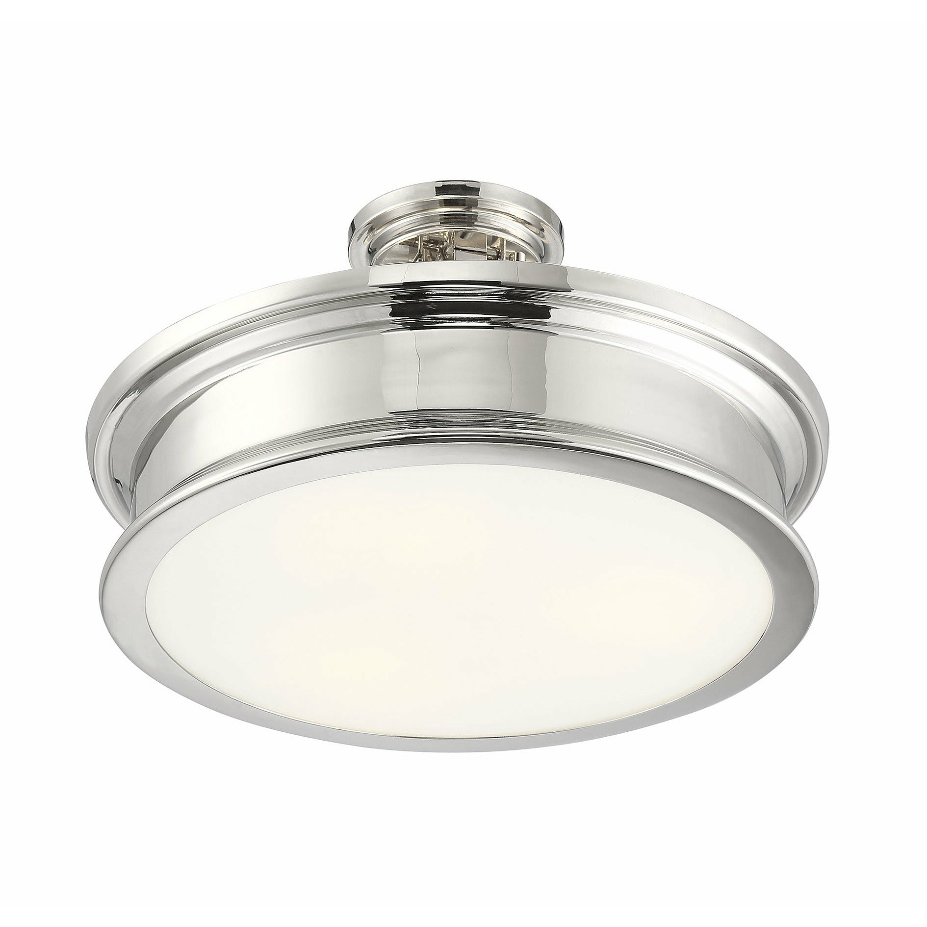 Watkins Semi Flush Mount Polished Nickel