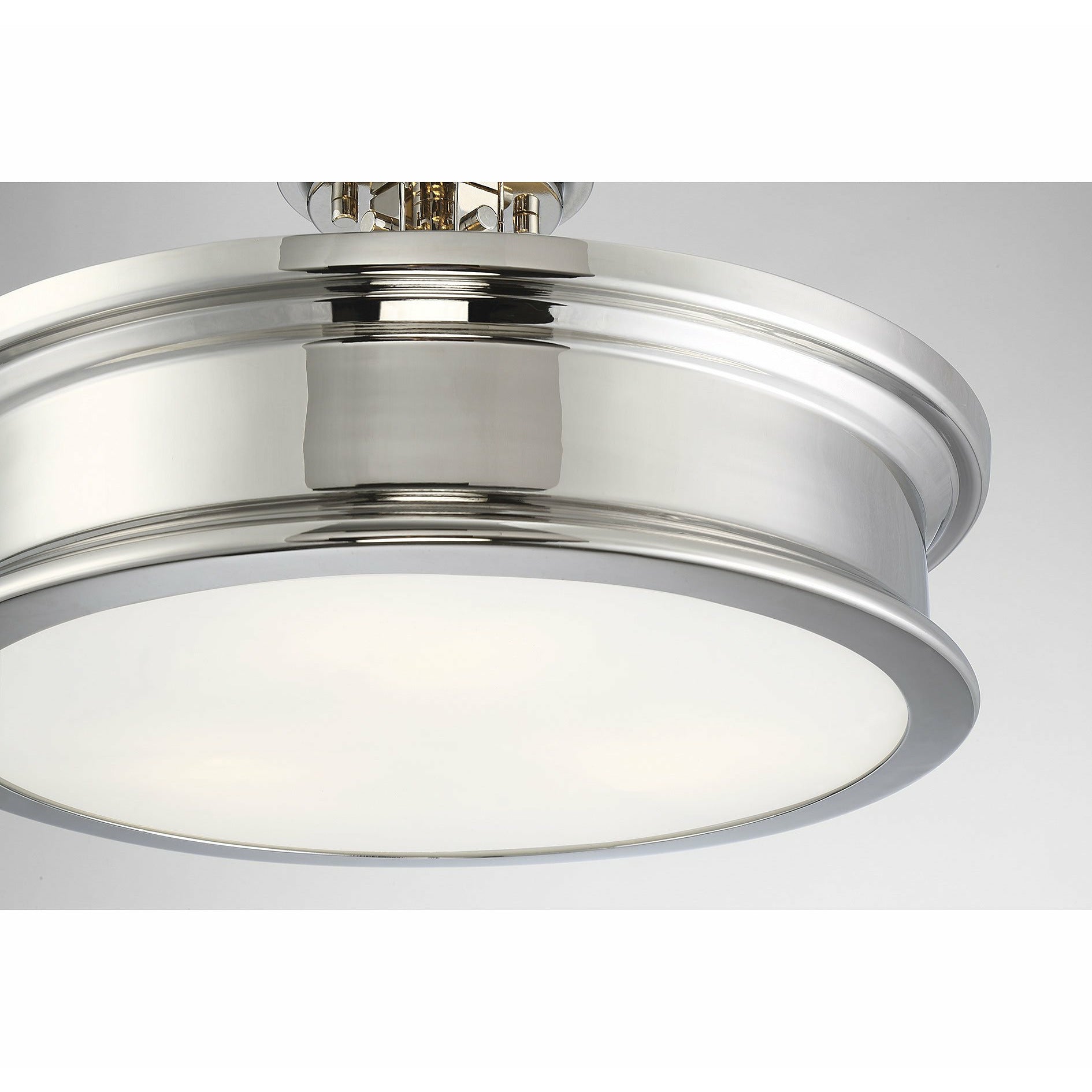 Watkins Semi Flush Mount Polished Nickel