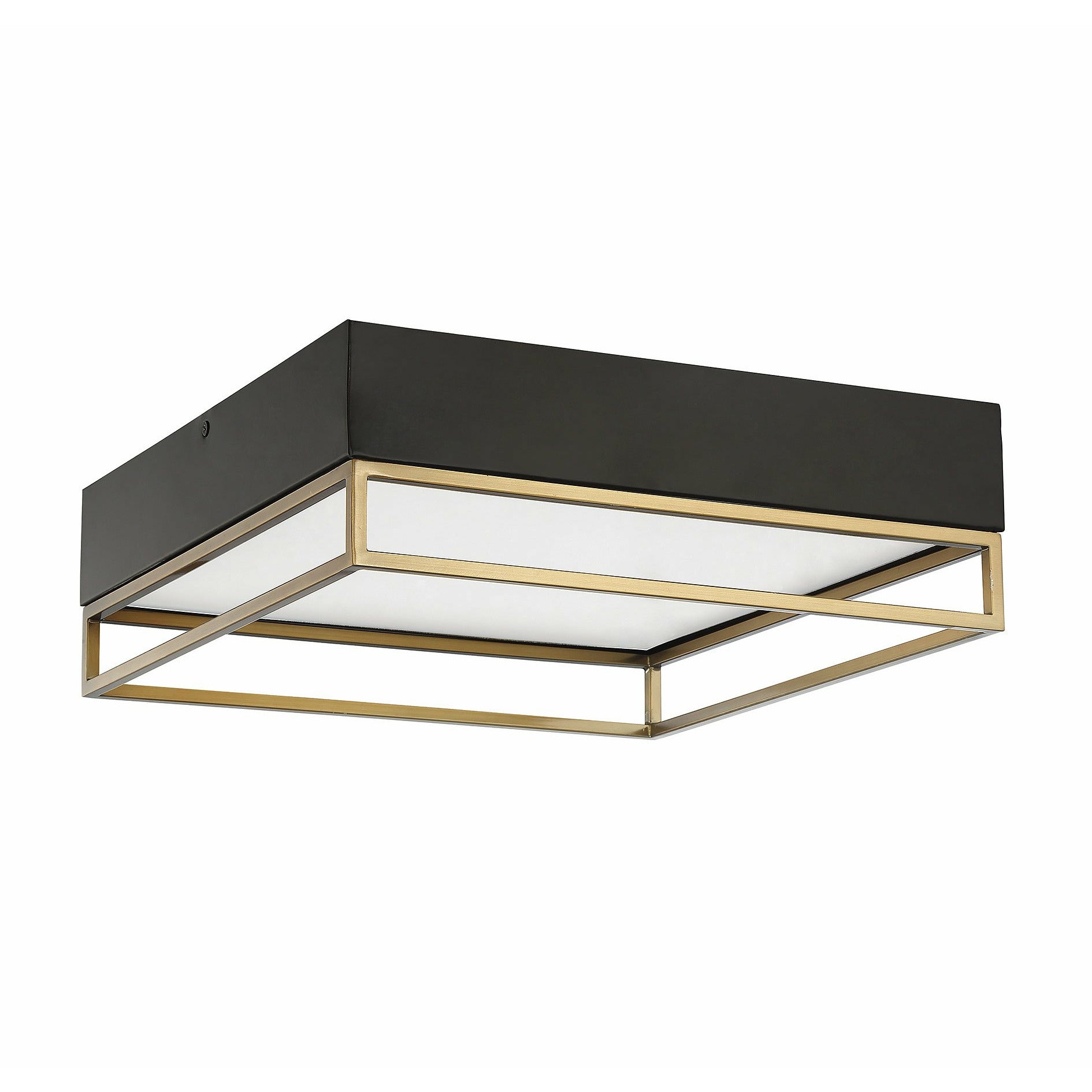 Creswell Flush Mount Warm Brass