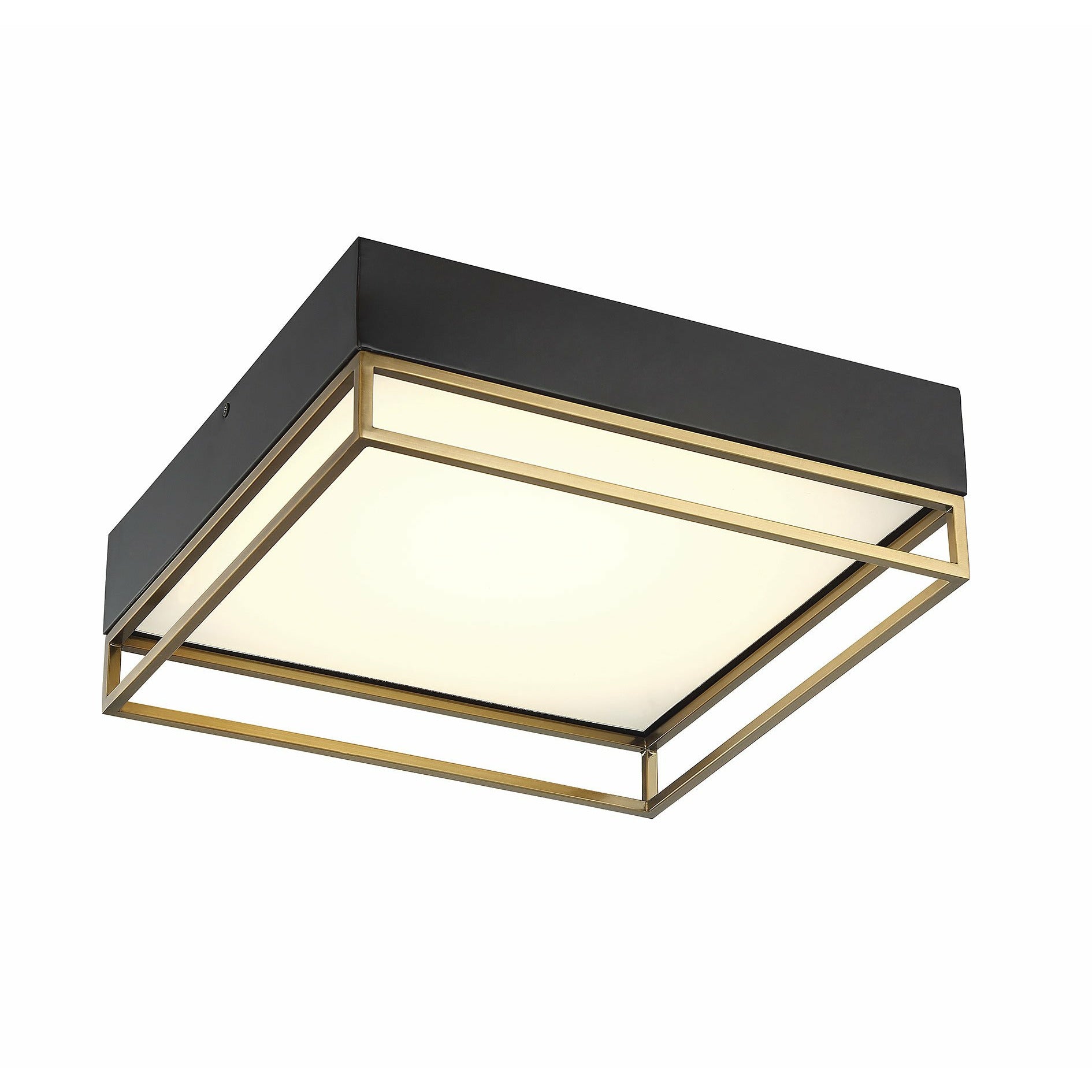 Creswell Flush Mount Warm Brass